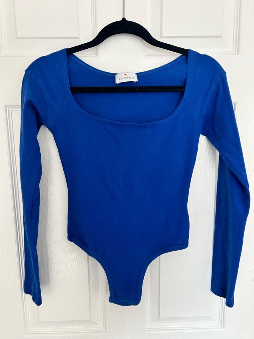 Gil Rodriguez El Tigre Long Sleeve Bodysuit in Lapis.